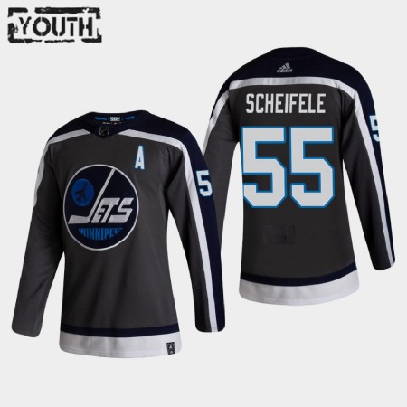Kinder Eishockey Winnipeg Jets Trikot Mark Scheifele 55 2020-21 Reverse Retro Authentic